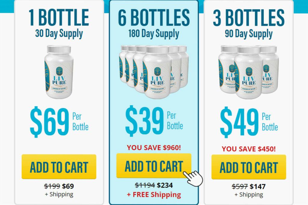 How Much Does Liv Pure Cost?