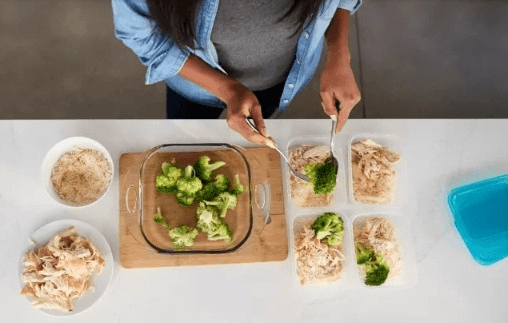 Practice portion control.