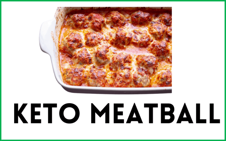 Keto Meatball Casserole Recipe