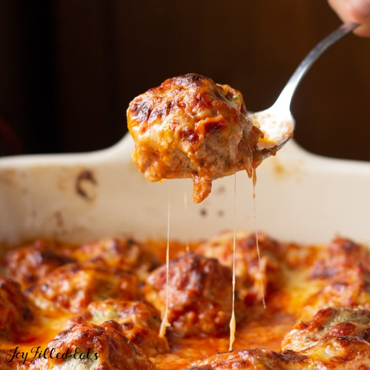This casserole with meatballs